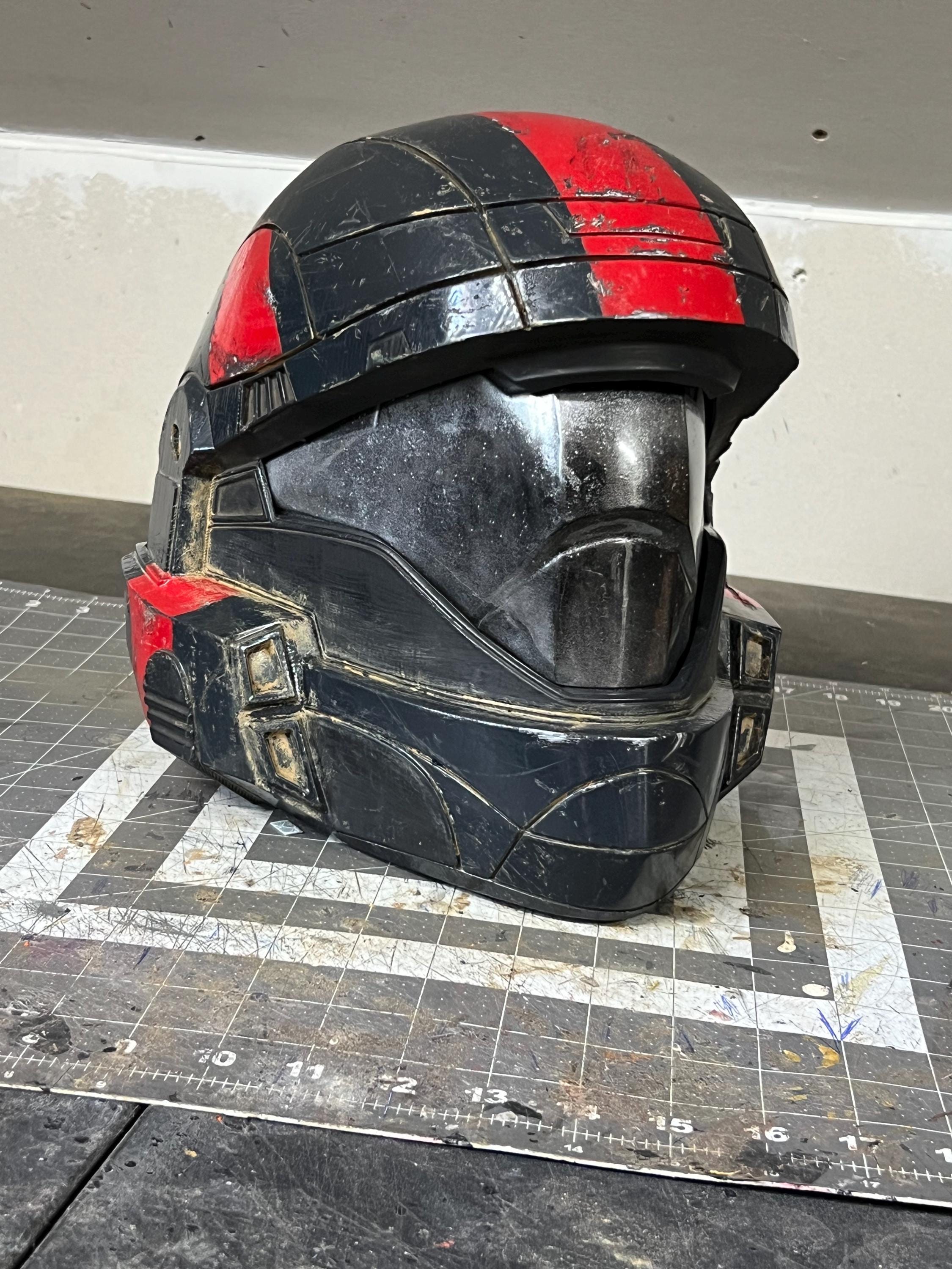 3D printed Halo 3/Reach style multi stripes ODST inspired fan made helmet