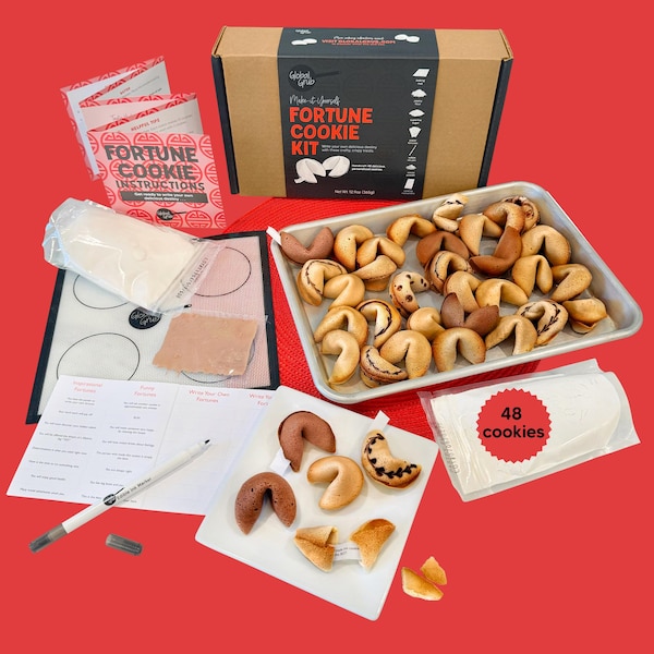 Kit para hacer galletas de la fortuna en casa