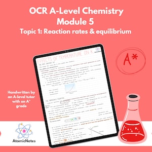 OCR A Level Chemistry Module 2 Topic 1: Atoms & Reactions Notes by AtomicNotes