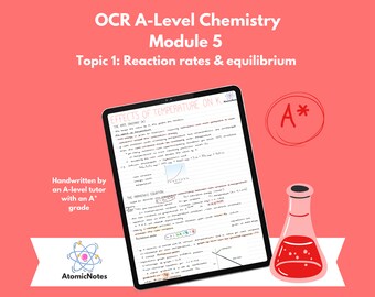 OCR A Level Chemistry Module 2 Topic 1: Atoms & Reactions Notes by AtomicNotes