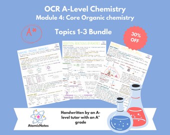 30% OFF BUNDLE - OCR A Level Chemistry Module 2 Notes by AtomicNotes