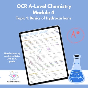 OCR A Level Chemistry Module 4 Topic 1: Atoms & Reactions Notes by AtomicNotes