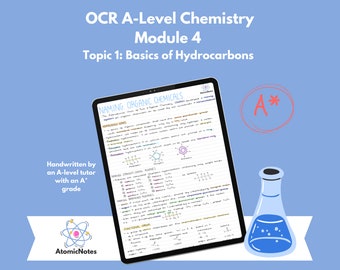 OCR A Level Chemistry Module 4 Topic 1: Atoms & Reactions Notes by AtomicNotes