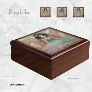 0332 Keepsake Box, Stashbox, Small Wood Box, For Memory and Trinket Collectibles