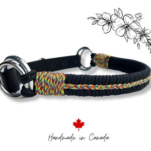 Hackamore, Side Pull Attachment, Bitless Bridle Converter, Bitless Noseband, Fancy Rainbow
