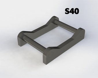 S40 attachment bracket DXF file