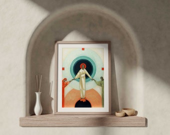 Resurrection Icon, Festal Icons Series, Fine Art Print, Greta Leśko - Original Collectible Art, Limited Edition