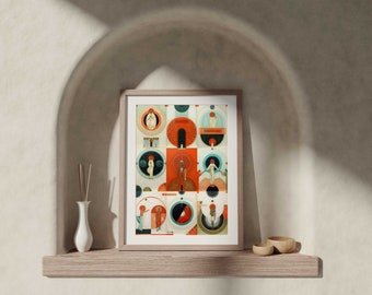 Festal Icons Series, Fine Art Print, Great Feast Icons, Greta Leśko - Original Collectible Art, Limited Edition