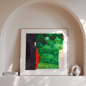 Rabbuni! - Resurrection of Jesus Christ, Fine Art Print, modern icon - Original Collectible Art, Limited Edition