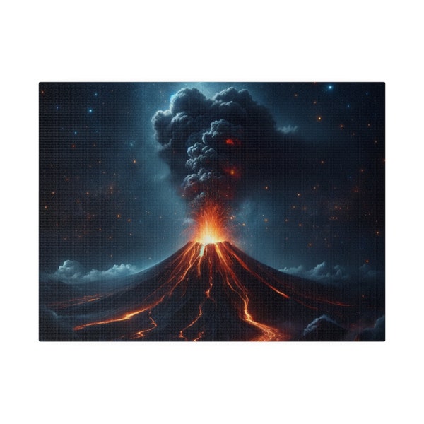 Fiery Fury Canvas Art (Matte Canvas, Stretched, 0.75)