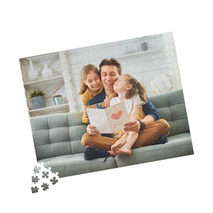 Custom Horizontal Puzzle - Personalized Jigsaw Puzzle, Family Activity, Gift for Puzzle Enthusiasts, Relaxing Hobby, Custom Photo Puzzle