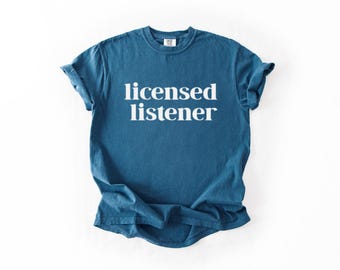 Licensed Listener Gender-Neutral Comfort Colors 1717 Shirt