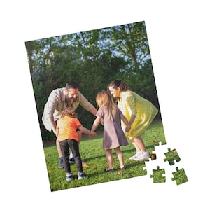 Custom Vertical Puzzle - Personalized Jigsaw Puzzle, Family Activity, Gift for Puzzle Enthusiasts, Relaxing Hobby, Custom Photo Puzzle