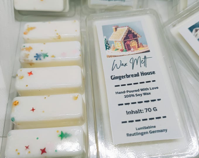 Wachsmelt's Scented Wax - Christmas - Aroma Lamp | Ready to Ship | Fragrance for the Senses | Aromatherapy | Feel-Good Oasis | Soy Wax | 70g