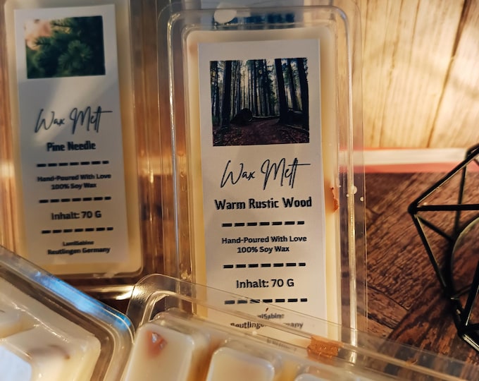 Wachsmelt's Scented Wax - Christmas - Aroma Lamp | Ready to Ship | Fragrance for the Senses | Aromatherapy | Feel-Good Oasis | Soy Wax | 70g