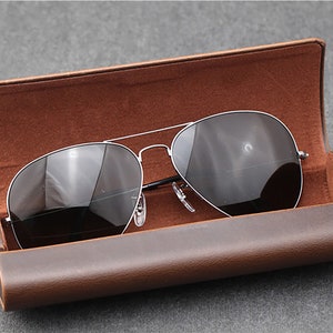 Custodia per occhiali in pelle personalizzata, custodia per occhiali in pelle con incisione, custodia per occhiali, custodia in pelle piccola, astuccio per matite, regalo personalizzato