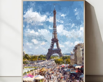 Parisian Art - France Poster - City scape Print