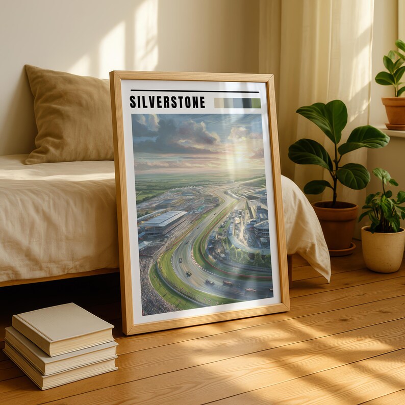 Silverstone Print Silverstone F1 Race Track Poster I England Travel Art Print - Etsy Canada