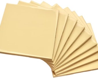 4 in Ceramic Tile 4.25 inch Gloss (Shinny) 4 1/4" Box of 10 Piece for Bathroom Wall and Kitchen Backsplash (Buttermilk)