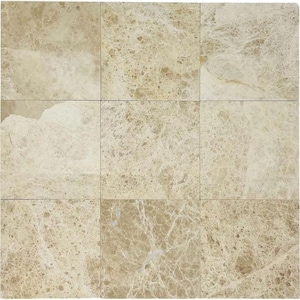 Light Emperador Creamy Beige Polished Square 4x4 (9 Pieces)