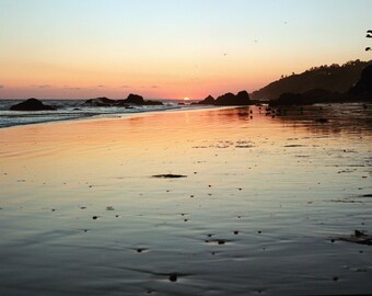 Lechuza Beach at Sunset