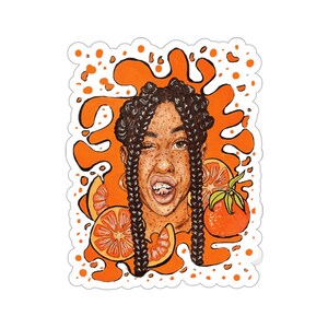 Orange Crush Kiss-Cut Stickers