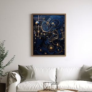 Vistula Dreams - Polish Regional Folk Art Inspired Neo-concrete Wall Art Piece