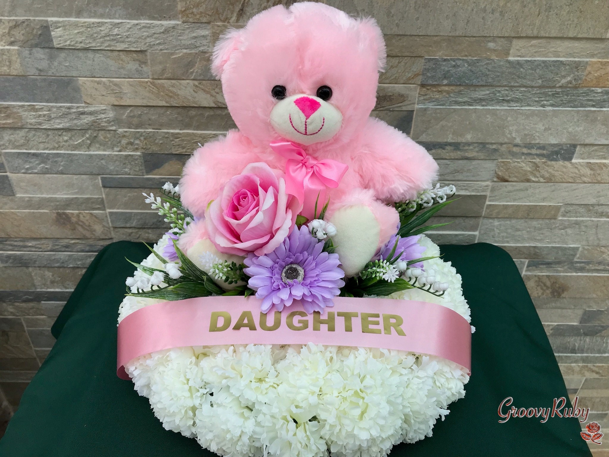 Teddy Funeral Flowers UK