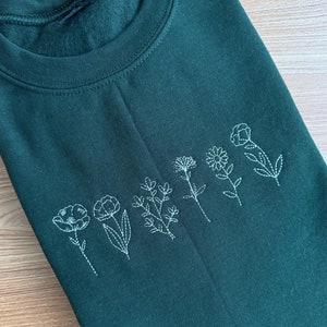 YZXDORWJ Women's Mexican Embroidered Hoodie - Floral Pullover Jacket, 100% Cotton, Loose Fit
