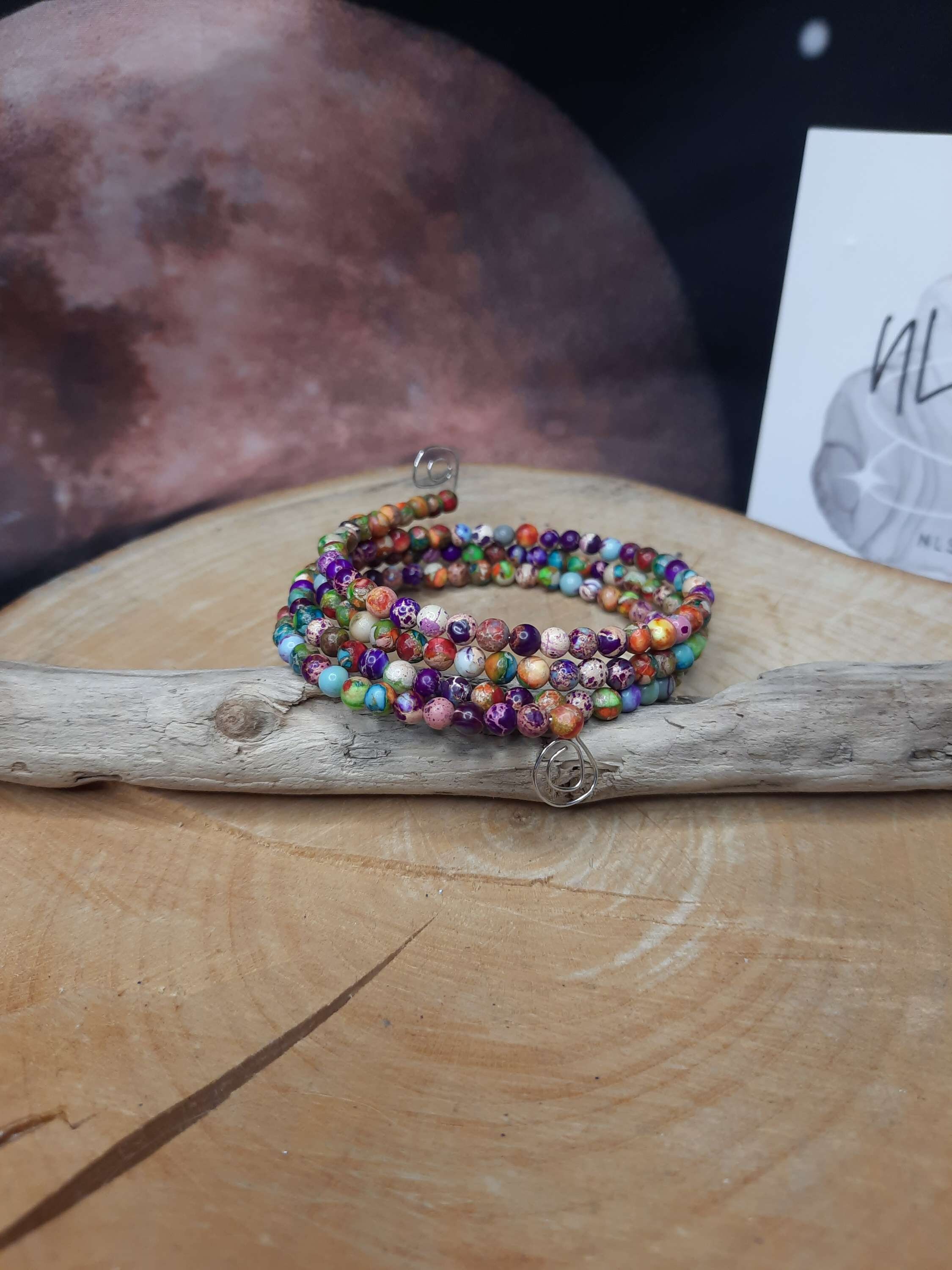 Mixed Crystal Stacker Bracelet - Etsy
