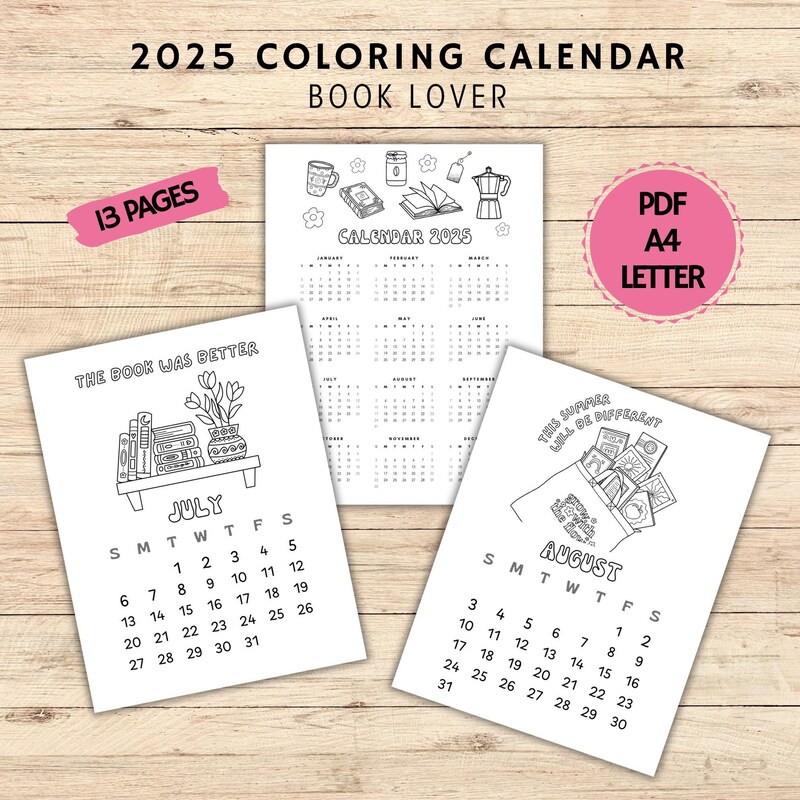 Colouring Book 2025 Etsy