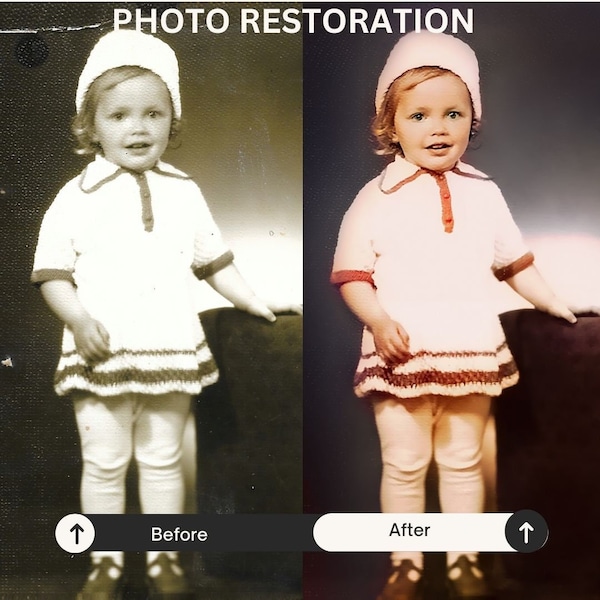 Photo Restoration Service/Restore and Colorize Old Images/Photo Editing/Remove Blur,Repair Scratched pictures/Photo Quality Improve/Sharpen