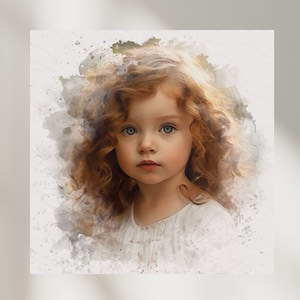 Watercolor Painting from Photo/Personalised Painting From Photo/Turn Photo to Art/Digital Watercolor