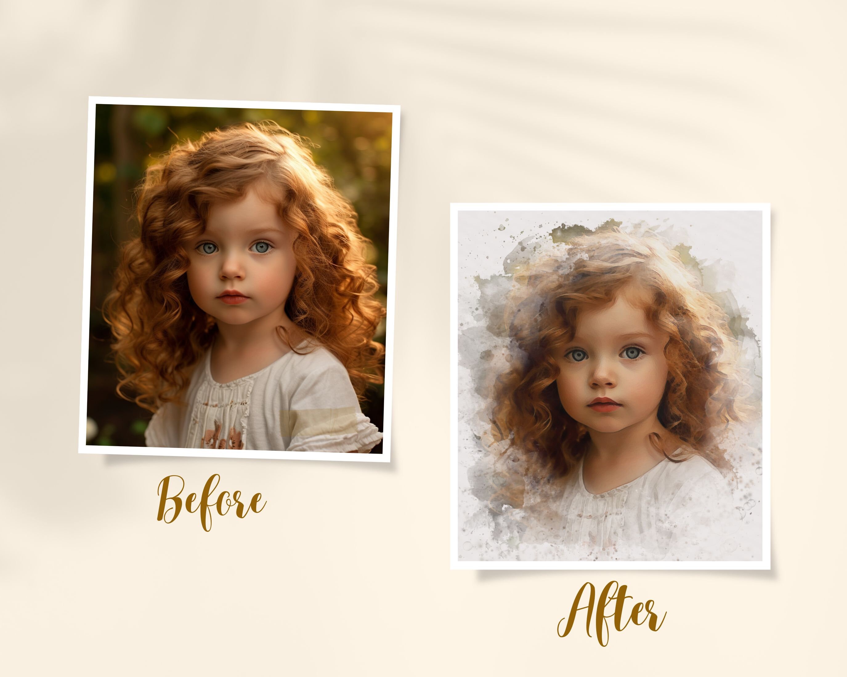 Watercolor Painting From Photo/personalised Painting From Photo/turn ...