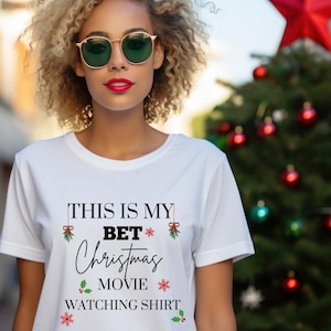 Christmas Movie Shirt Png, BET Christmas Movie Svg, Holiday Movie Apparel Png Digital File
