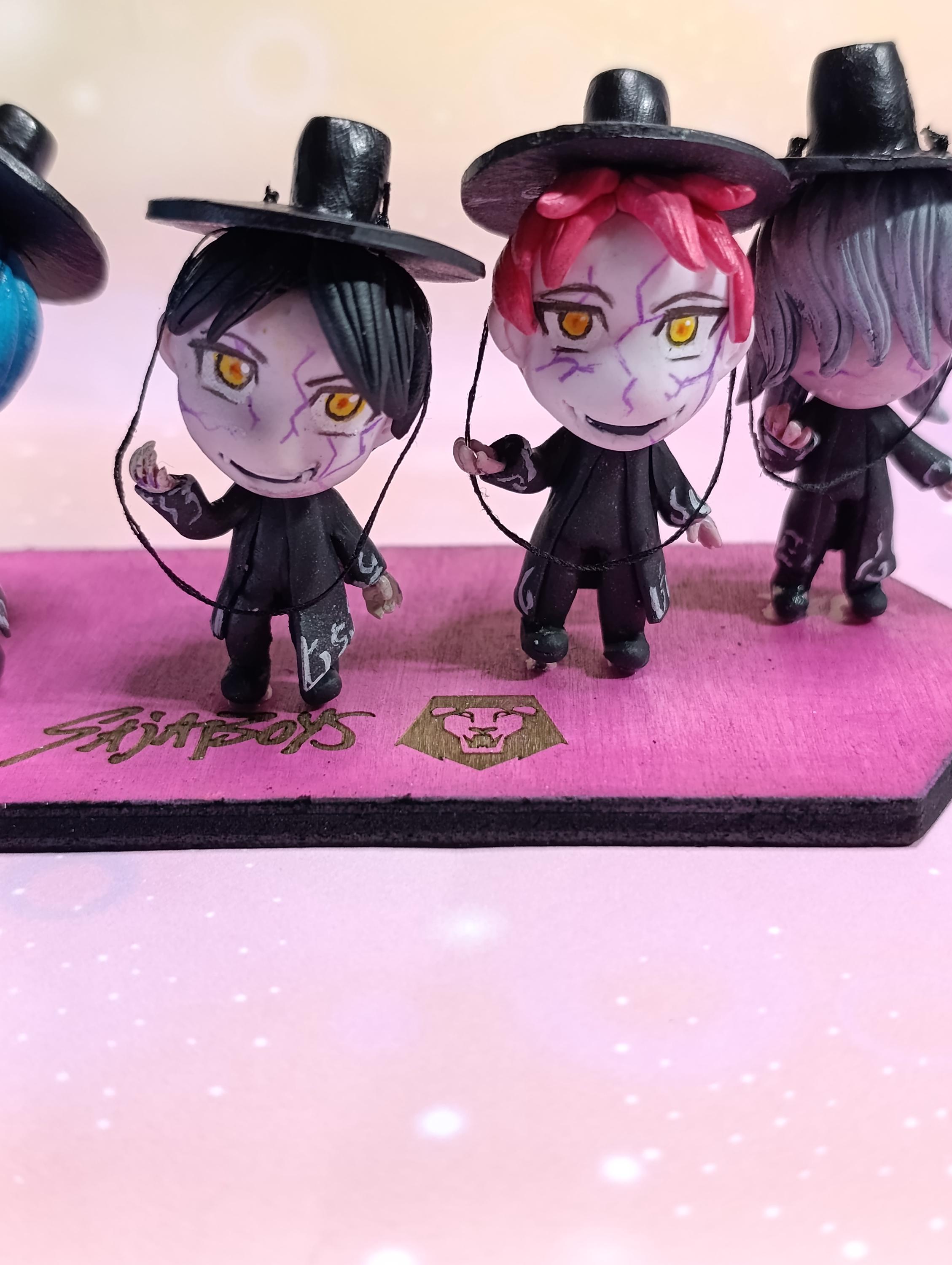 Kpop Demon Hunters Handmade Demon Saja Boys -clay- - Etsy