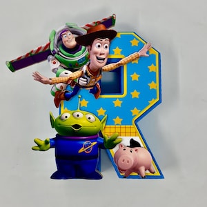 Toy Story 3D Letter - Toy Story Birthday - Toy Story Birthday Party