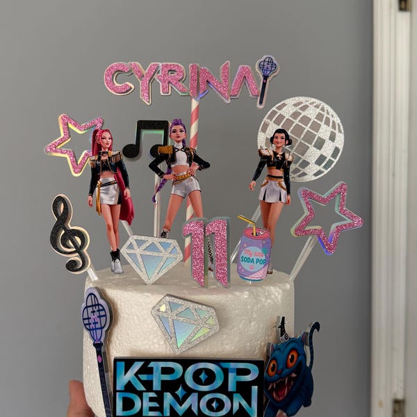 Personalized Cake Topper - Birthday Girl