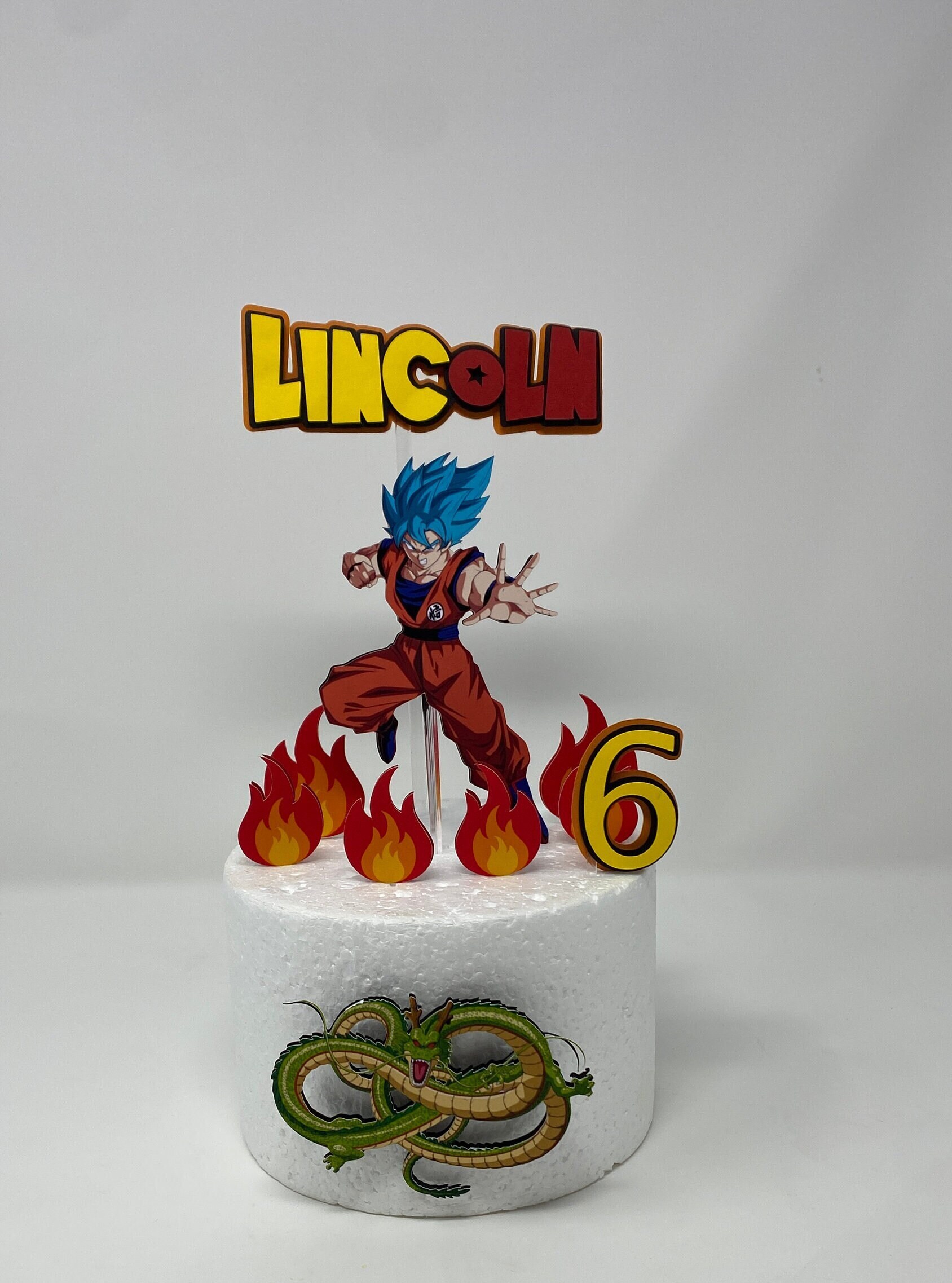 Vegeta Louis Vuitton Supreme Nike Dragon Ball Edible Cake Toppers – Cakecery