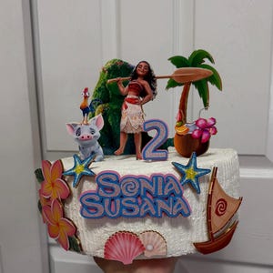 Moana Cake Topper - Moana Birthday Party -