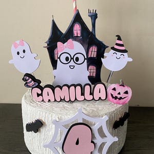 Ghost Cake Topper - Boo Cake Topper - Halloween Cake Topper