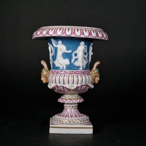 Royal Vienna Style Porcelain Vase from the 19th Century