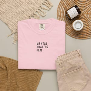 Mental Traffic Jam T-Shirt | ADHD Brain Fog Humor Psychology Meme Tee image 16