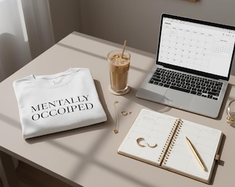 Mentally Occupied T-Shirt | Overthinking Humor Psychology Tee
