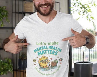 Mental Health Matters Tee | Wear Green, Awareness Ribbon, Self-Care