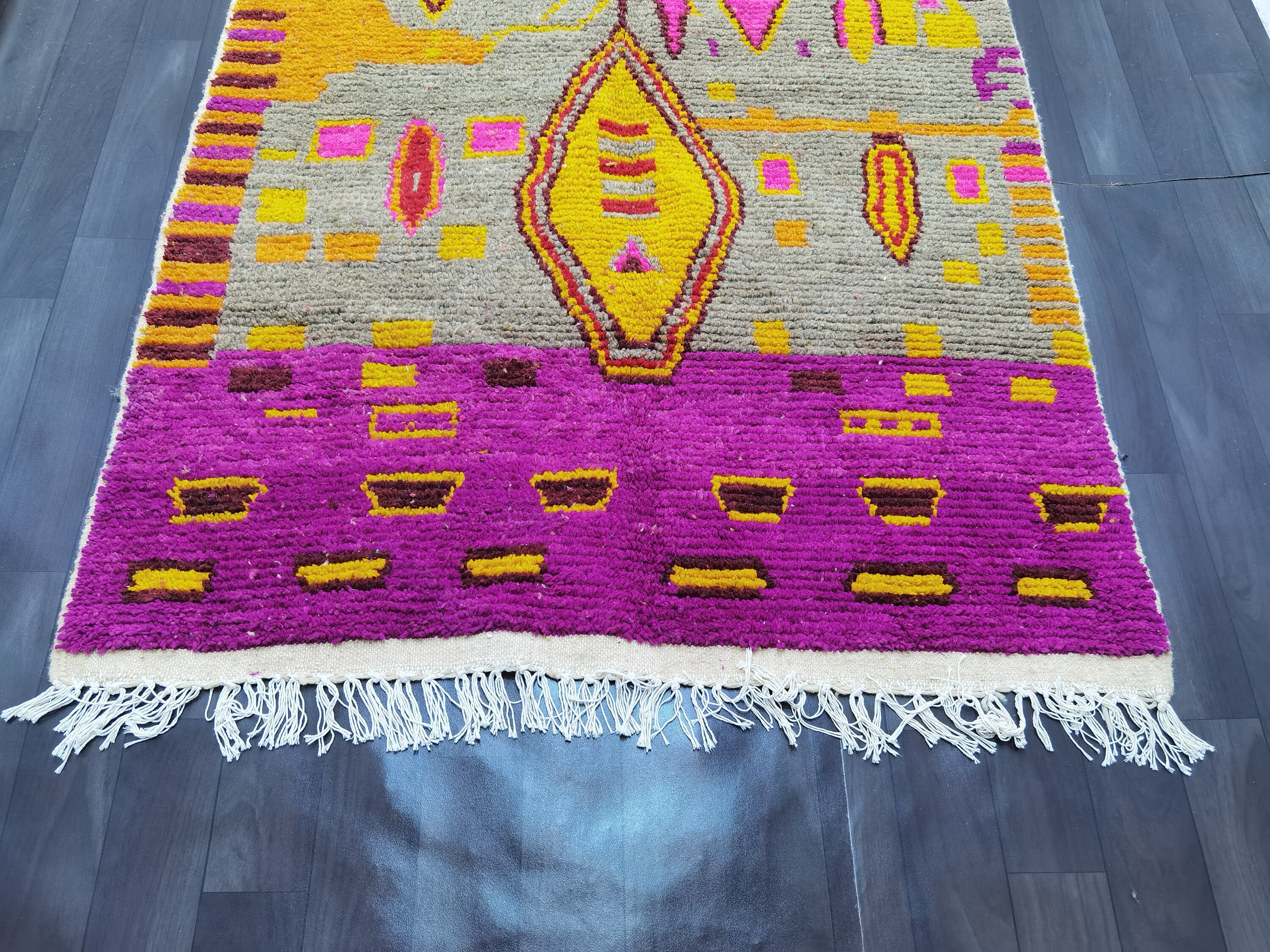 Moroccan Rug Berber Rug Custom Moroccan Rug Beni Ourain Rug Handmade