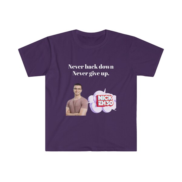 Never Back Down T Shirt - Etsy