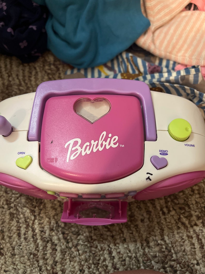 Vintage Mattel Barbie Cd Player Radio Etsy