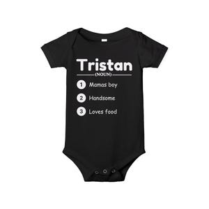 Custom baby rompertje® - gepersonaliseerde babyromper - grappig kraamcadeau - outfit pasgeborene - babynaamromper - zwangerschapsaankondiging