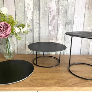 3 piece slate or wood cake stand/cupcake stand/weddingcake/afternoon tea/Mother’s Day/birthday/gift/food  riser set
